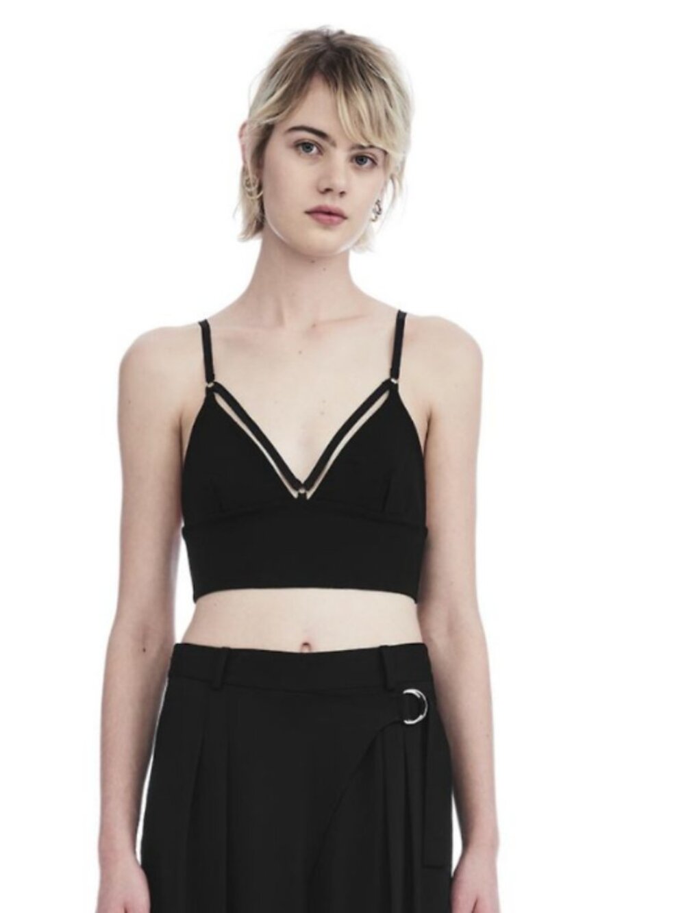 T by Alexander Wang Stretch Triangle Bralette